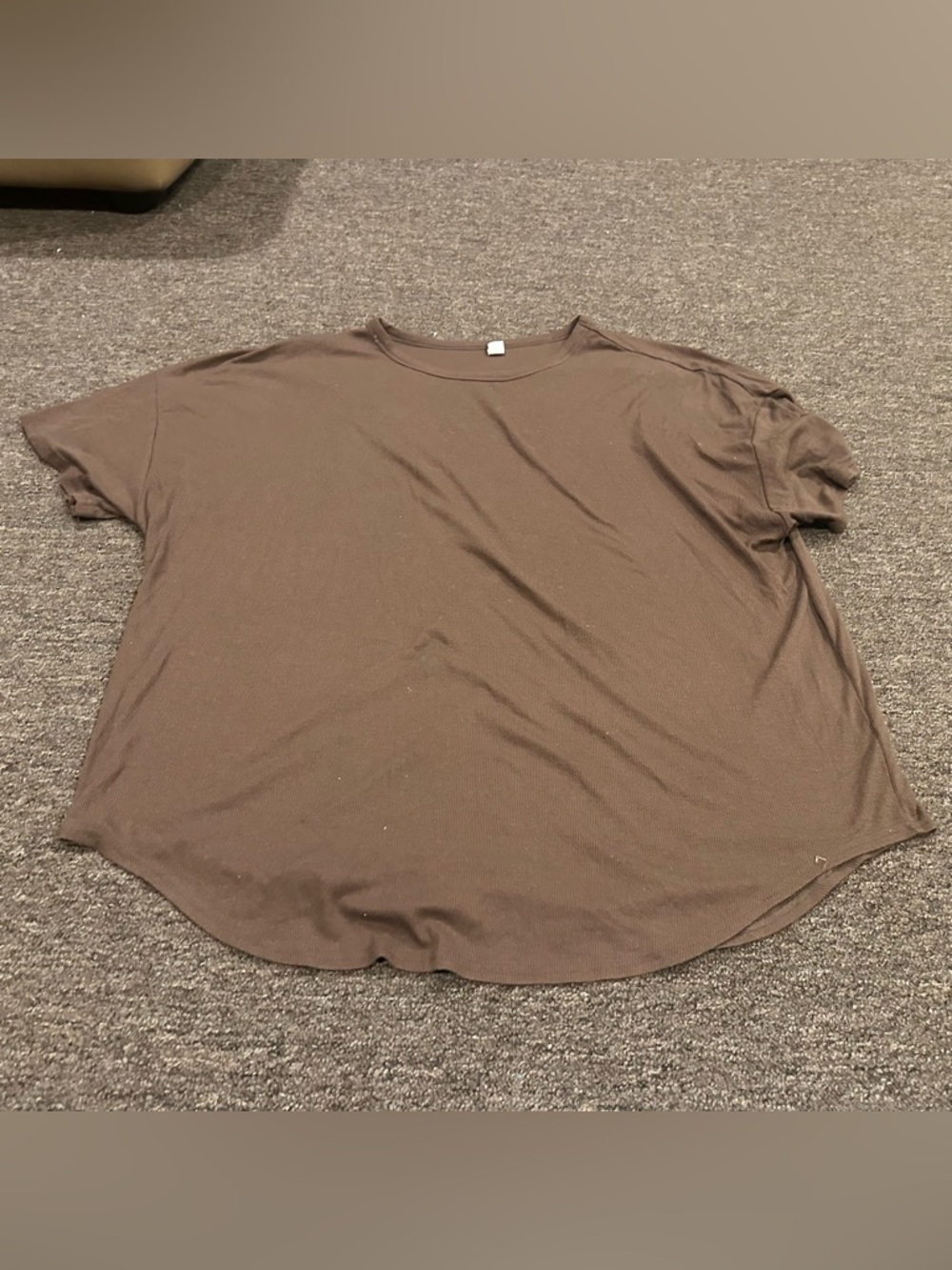 Ultra lite XXL women's shirt Go Dry Everyday Relaxed Crewneck Tee - Brown